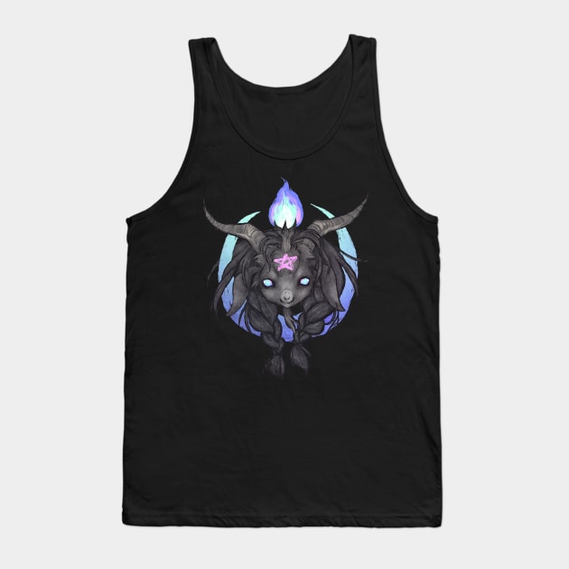 Baphomet V2 Tank Top by SelkieIngenue